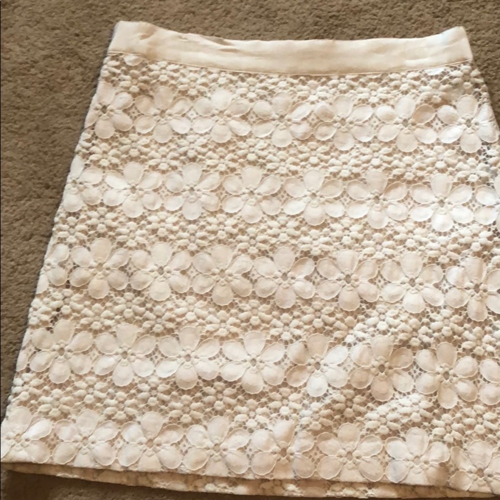 Lace overlay skirt